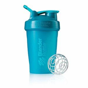 BlenderBottle Classic 20oz Shaker Bottle - Teal w Mixer Ball NEW